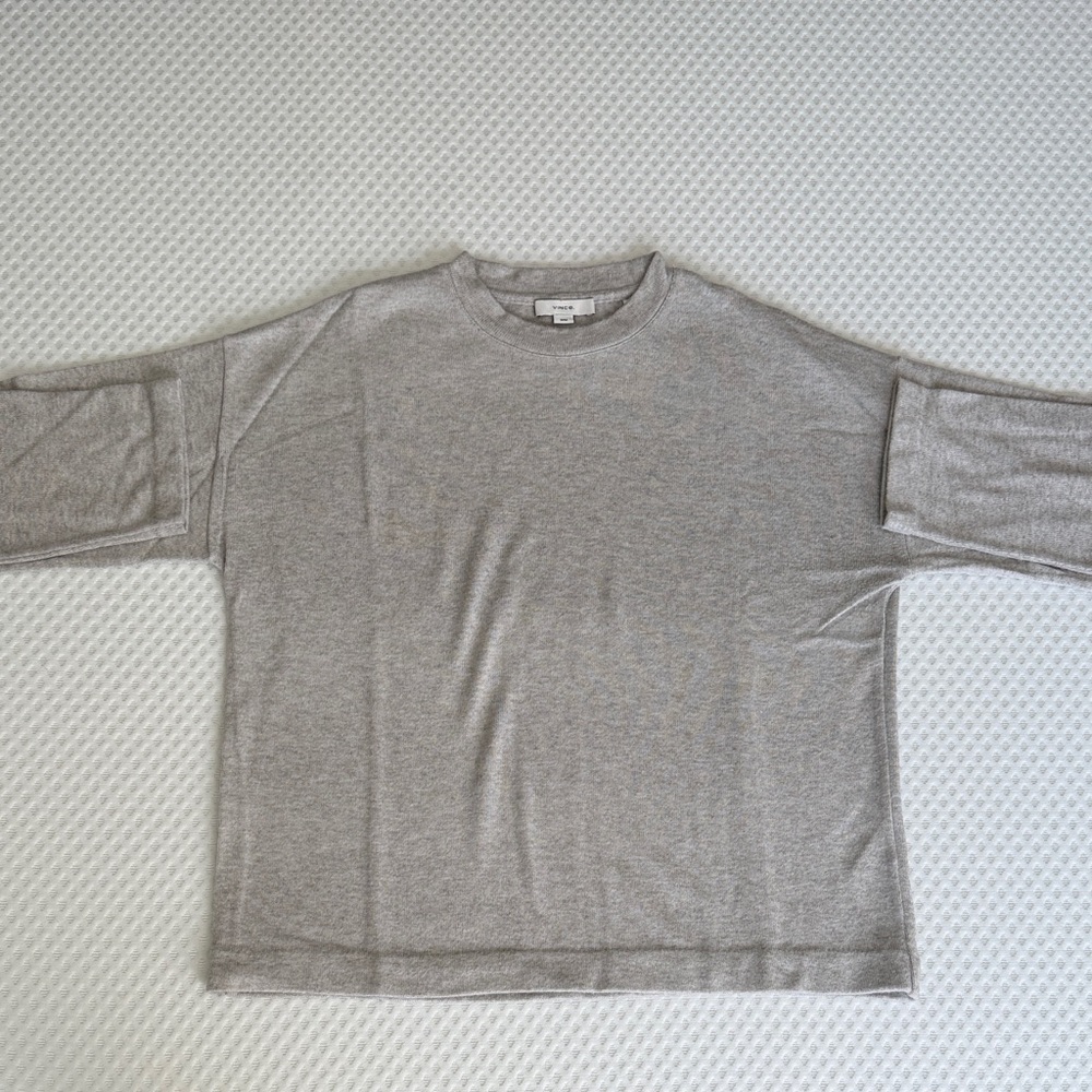 Vince Heather Gray Knit Top